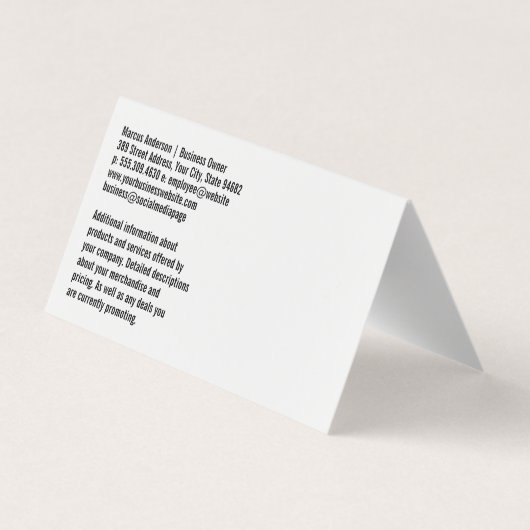 Cocktail Drink Illustration | Lounge Bar 名刺 (裏面)