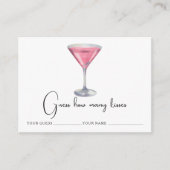 Cocktail - How many kisses bridal game エンクロージャーカード (正面)