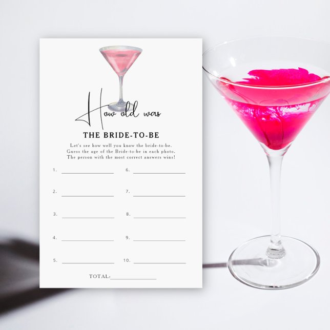 Cocktail How old was the bride to be game (クリエイターアップロード済み)