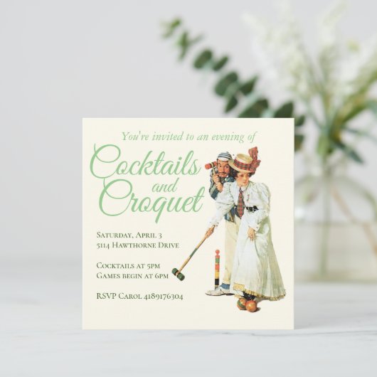 Cocktail Invitation 招待状 (スタンド正面)