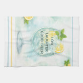 Cocktail Kitchen Decor Gin & Tonic Lover  キッチンタオル (横)