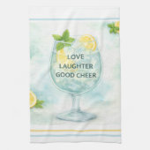 Cocktail Kitchen Decor Gin & Tonic Lover  キッチンタオル (縦)