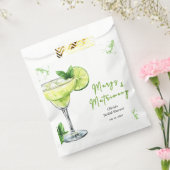 Cocktail Margs and Matrimony Bridal Shower フェイバーバッグ (封をした状態)