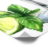 Cocktail Margs and Matrimony Bridal Shower Welcome ポスター (角)