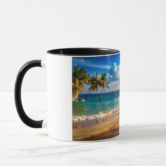 Cocktail on beach マグカップ (左)