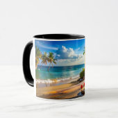 Cocktail on beach マグカップ (正面左)
