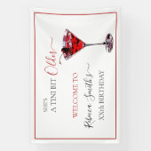 Cocktail Party A tini bit Older Cherry Martini 横断幕 (縦)