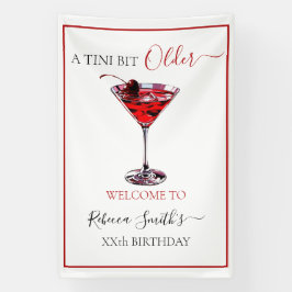 Cocktail Party A tini bit Older Cherry Martini 横断幕