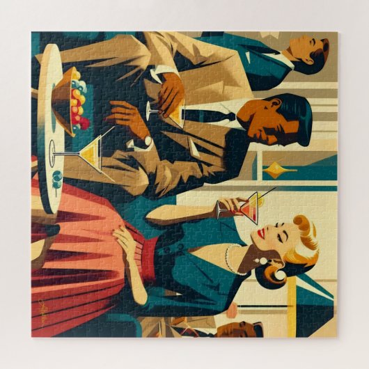 Cocktail Party Couples Shared Attraction ジグソーパズル (横)