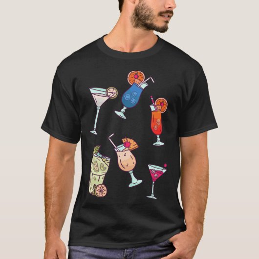 Cocktail  Party Girls Night Out Drinking Bartendin Tシャツ (正面)