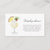 Cocktail Pineapple - Display shower  エンクロージャーカード (正面)