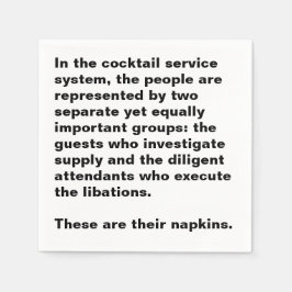 Cocktail Service System Crime Show Cocktail スタンダードカクテルナプキン