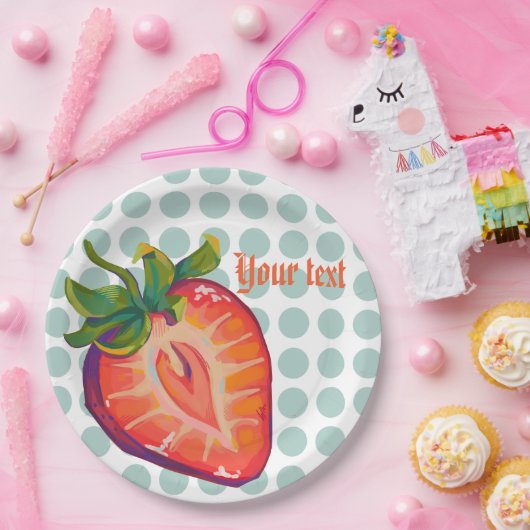 cocktail, Strawberry  ペーパープレート (パーティー)