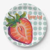 cocktail, Strawberry  ペーパープレート (正面)