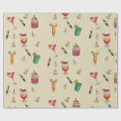 Cocktail Wrapping Paper ラッピングペーパー (フラット)