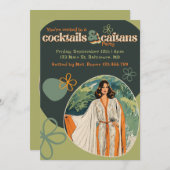Cocktails and Caftans Invitation 招待状 (正面/裏面)