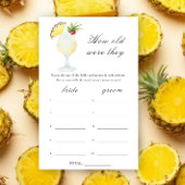 Cocktails bridal shower - How old were they game