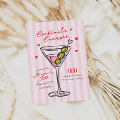 Cocktails & Canapes Girls Night Birthday 招待状