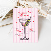 Cocktails & Canapes Girls Night Birthday 招待状