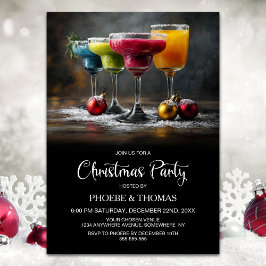 Cocktails Christmas Party 招待状