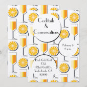 Cocktails&Conversations ご招待状 招待状 (正面/裏面)