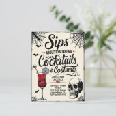 Cocktails & Costumes Halloween シーズンポストカード (スタンド正面)
