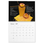 Cocktails de vodka Fascination Kalender カレンダー (2月 2027)