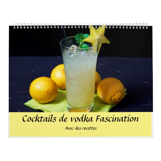 Cocktails de vodka Fascination Kalender カレンダー (カバー)