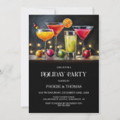 Cocktails Holiday Party 招待状 (正面)