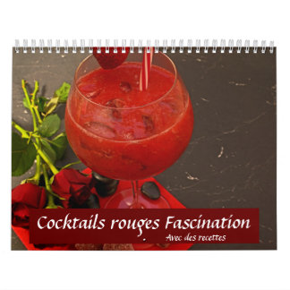 Cocktails rouges Fascination カレンダー