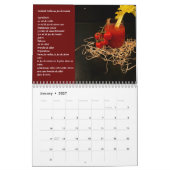 Cocktails rouges Fascination カレンダー (1月 2027)