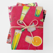 Cocktails Wrapping Paper ラッピングペーパーシート (インサイチュ)