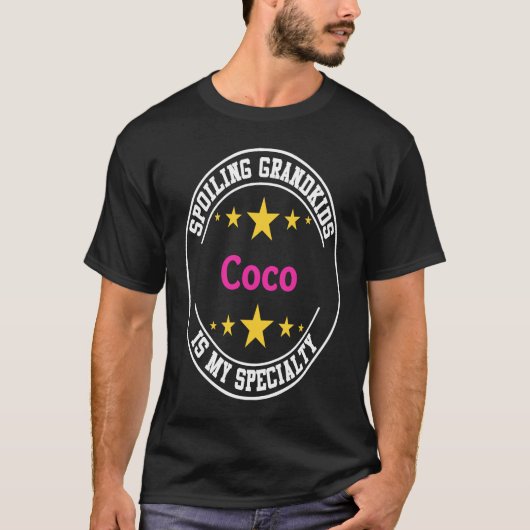 Cocoの台無し孫は私の専門の祖父の蛾 Tシャツ (正面)