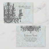 Cocoシャンデリアの色/紙/サイズオプション-大 名刺 (正面/裏面)