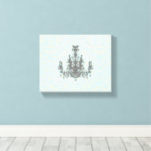 Cocoシャンデリア（サイズオプション） - キャンバスプリント (インサイチュ (ウッドフロア))