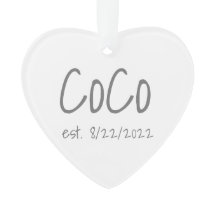 CoCo設立日アクリルパーソナライズされた系