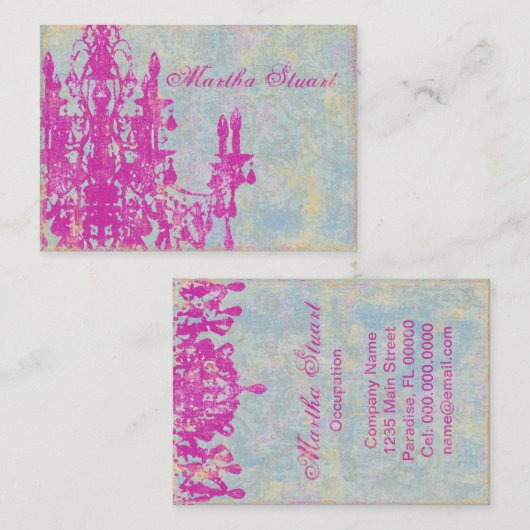 Coco Chandelier 2 - CHANGE COLOR名刺 名刺 (正面/裏面)