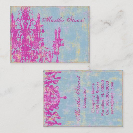 Coco Chandelier 2 - CHANGE COLOR名刺 名刺 (正面/裏面)