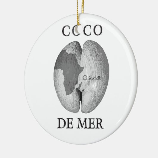 Coco De Mer Ornament セラミックオーナメント (左)