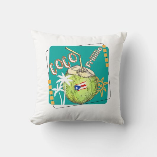 Coco frio Puerto Rico  クッション (正面)