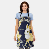 Coco le lapin エプロン (着用した状態)