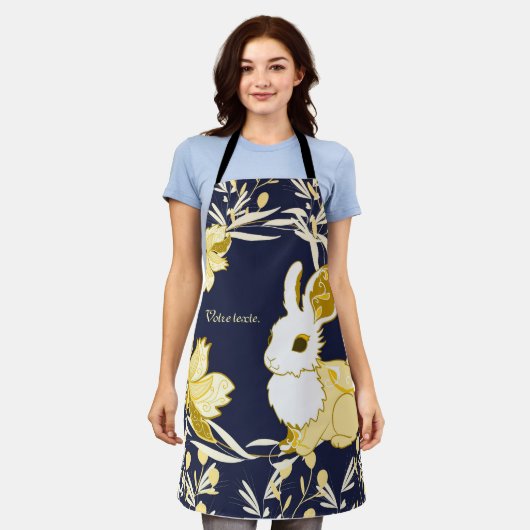 Coco le lapin エプロン (着用した状態)