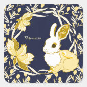 Coco le lapin スクエアシール (正面)