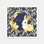 Coco le lapin スタンダードカクテルナプキン (正面)