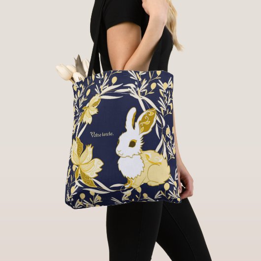 Coco le lapin トートバッグ (クローズアップ)