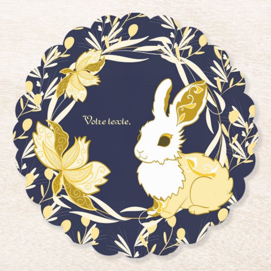 Coco le lapin ペーパーコースター (正面)