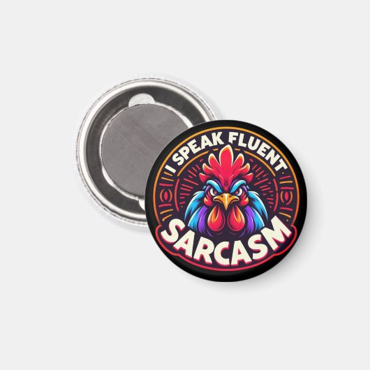 "CoCo the Witty Rooster" Magnet マグネット (正面/裏面)