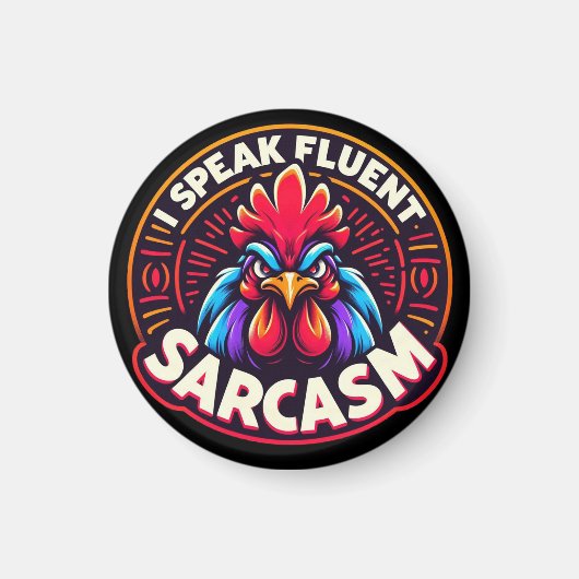 "CoCo the Witty Rooster" Magnet マグネット (正面)