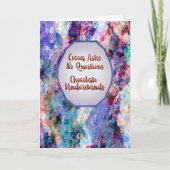 Cocoa Asks No Questions – Keep Calm and Truffle On カード (正面)