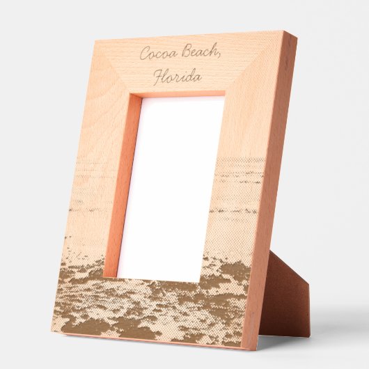 Cocoa Beach レーザー彫刻フレーム (左)